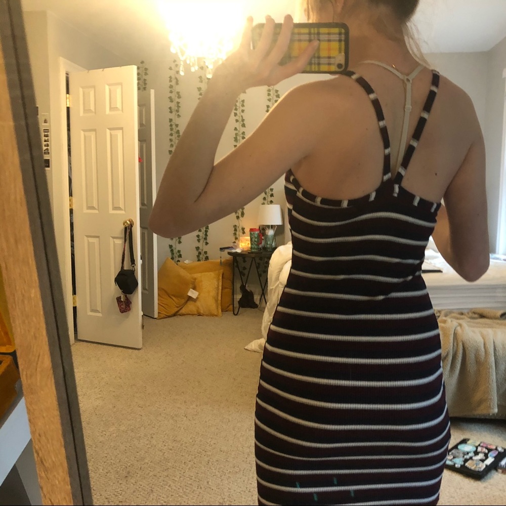 Bodycon striped dress - Picture 3 of 5